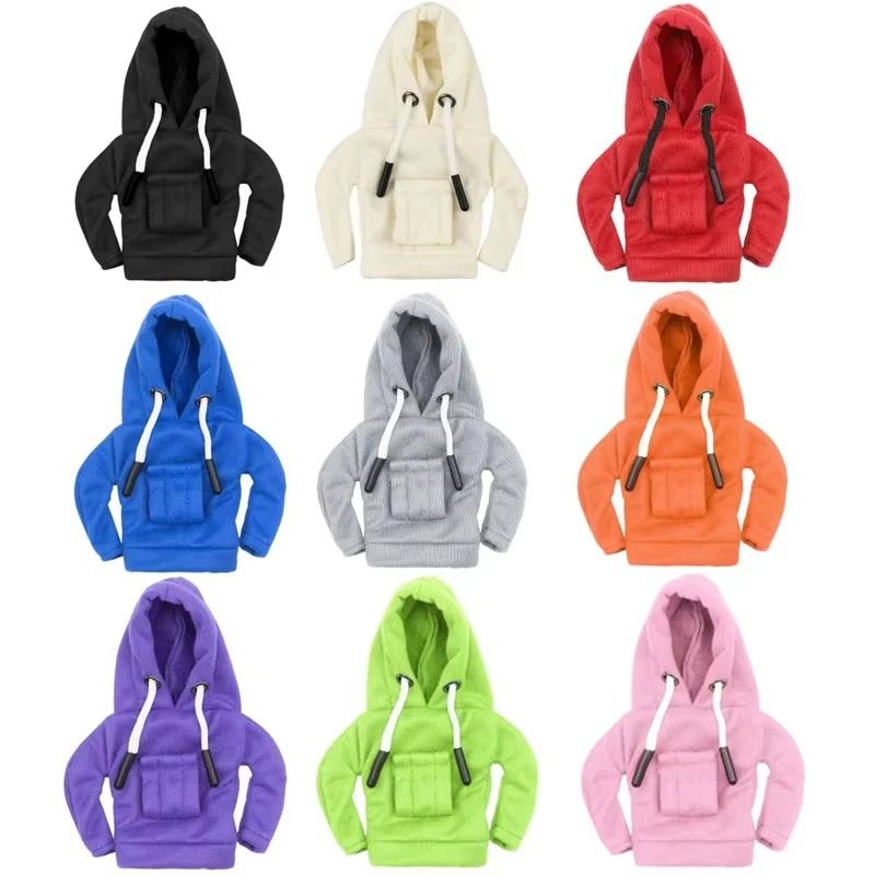 Winter Warm Gear Shift Hoodie Cover For Manual And Automatic Car Shift Lever Interior Decor 4