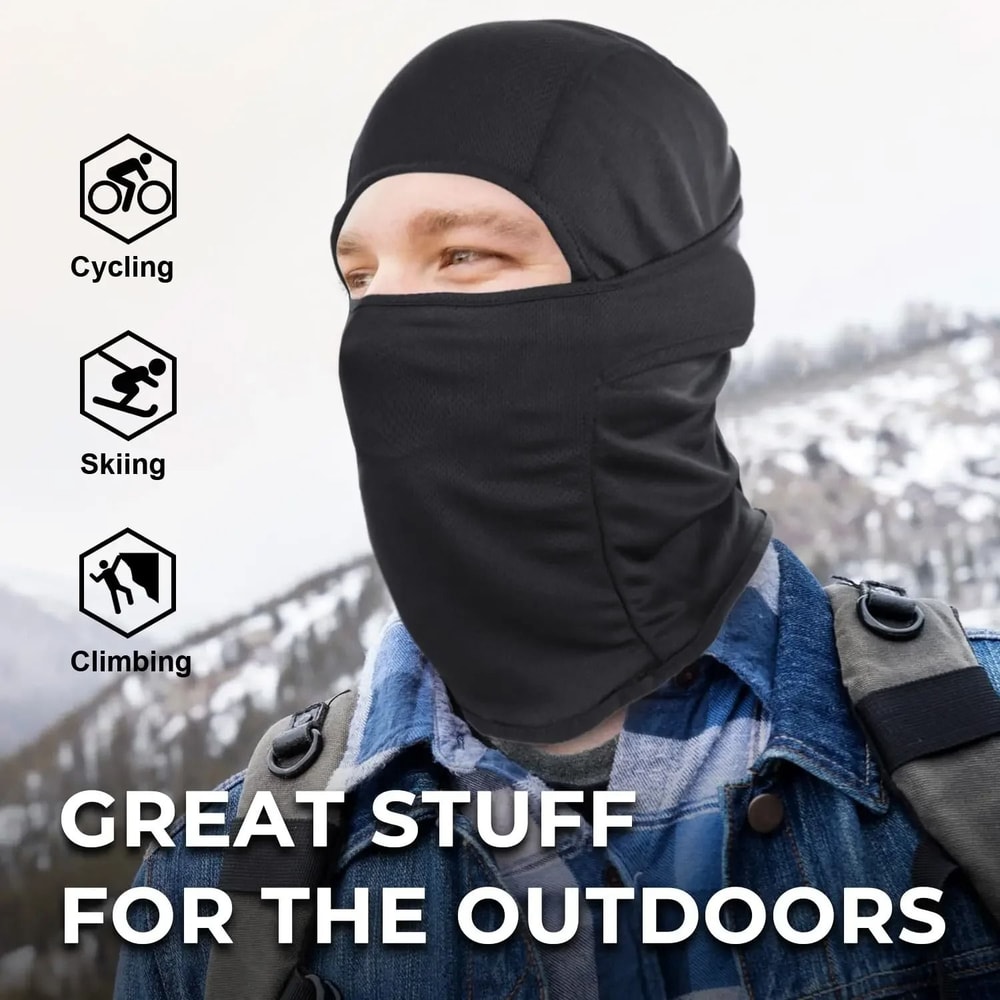 Balaclava Ski Mask Full Face Cover Breathable Winter Face Mask For Outdoor Sports 4