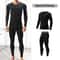 Mens Thermal Underwear Set Long Sleeve Top And Pants Winter Fleece Lined Base Layer 2