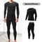Mens Thermal Underwear Set Long Sleeve Top And Pants Winter Fleece Lined Base Layer 2