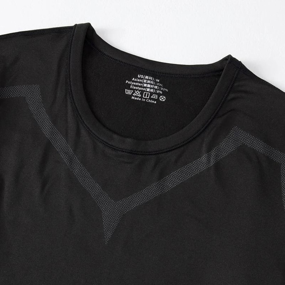 Mens Thermal Underwear Set Long Sleeve Top And Pants Winter Fleece Lined Base Layer 4