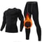 Men Winter Warm Fleece Thermal Underwear Set Long Sleeve Top And Pants Compression Base Layer 0