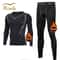 Men Winter Warm Fleece Thermal Underwear Set Long Sleeve Top And Pants Compression Base Layer 10