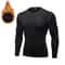 Men Winter Warm Fleece Thermal Underwear Set Long Sleeve Top And Pants Compression Base Layer 2
