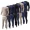 Mens Thermal Underwear Set Fleece Lined Long Sleeve Top And Pants For Autumn And Winter Comfort 5