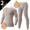 Mens Thermal Underwear Set Fleece Lined Long Sleeve Top And Pants For Autumn And Winter Comfort 16
