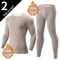 Mens Thermal Underwear Set Fleece Lined Long Sleeve Top And Pants For Autumn And Winter Comfort 16