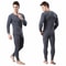 Mens Winter Thermal Underwear Set Fleece Lined Long Sleeve Top And Pants For Cold Weather Warmth 1