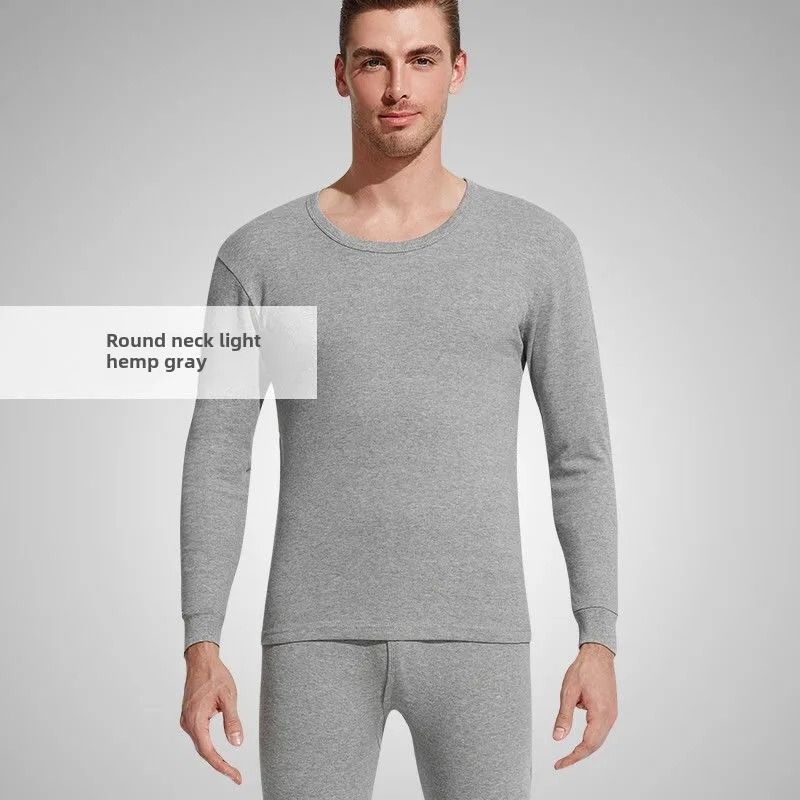 Mens Winter Thermal Underwear Set Fleece Lined Long Sleeve Top And Pants For Cold Weather Warmth 7