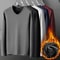 Men Plush Thermal Long Sleeve T Shirt Plus Velvet Fleece Lined Winter Base Layer Top 0