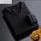 Men Plush Thermal Long Sleeve T Shirt Plus Velvet Fleece Lined Winter Base Layer Top 7