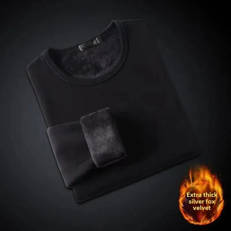 Winter Fleece Lined Long Sleeve T Shirt For Men And Women 3