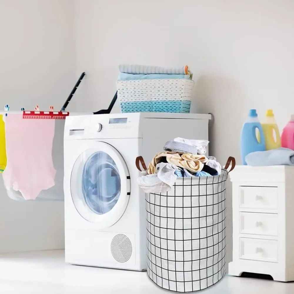 Portable Waterproof Laundry Basket For Clothes Toys And Storage 2