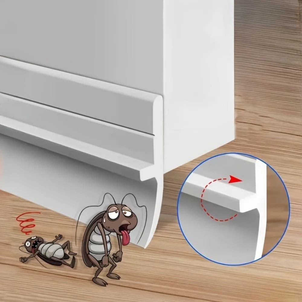 Self Adhesive PVC Door Bottom Seal Strip For Draft And Noise Blocking 0