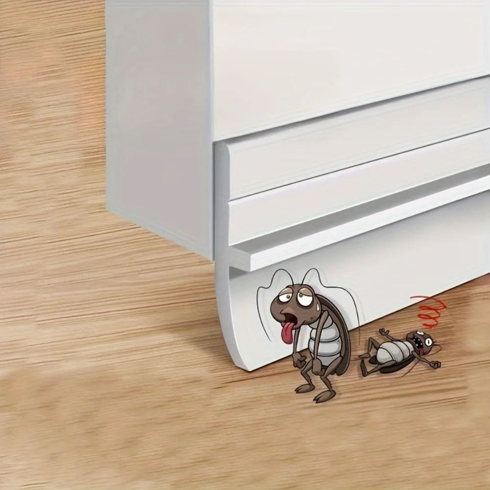 Self Adhesive PVC Door Bottom Seal Strip For Draft And Noise Blocking 2