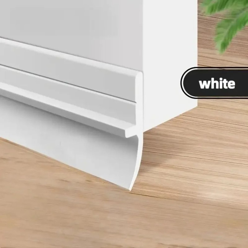 Self Adhesive PVC Door Bottom Seal Strip For Draft And Noise Blocking 6