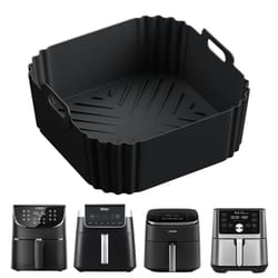 reusable silicone air fryer liner basket for 5 to 8 quart air fryers