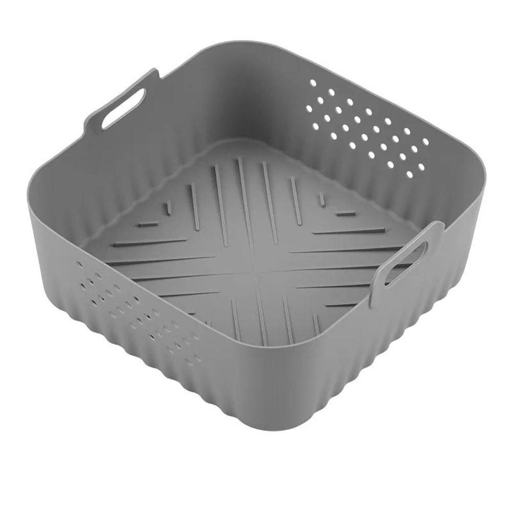 Reusable Silicone Air Fryer Liner Basket For 5 To 8 Quart Air Fryers 9