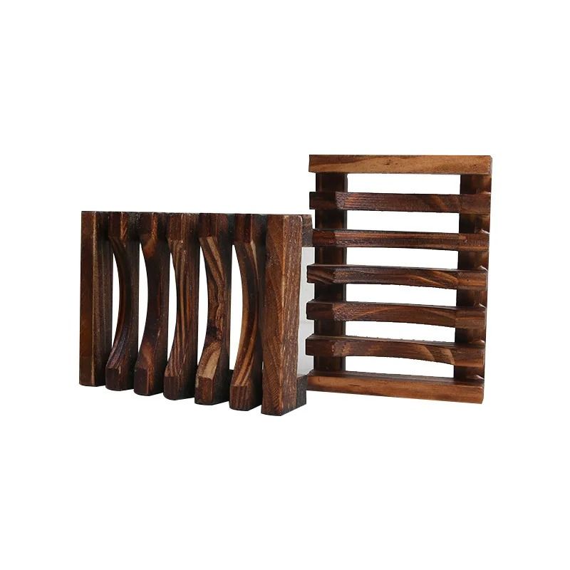 Natural Bamboo Soap Dish Tray For Bathroom And Shower 4