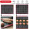 Silicone Baking Mat With Dual Sided Macaron Puff Mold 4