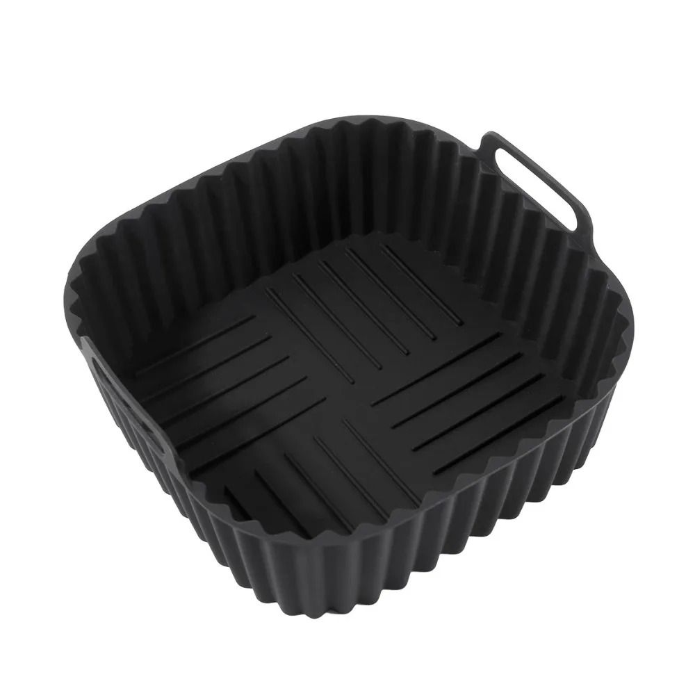Square Silicone Air Fryer Liner Basket For 4 To 7 Quart Air Fryers 4