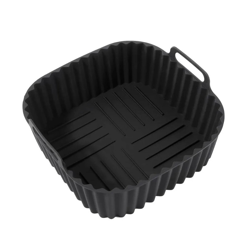Square Silicone Air Fryer Liner Basket For 4 To 7 Quart Air Fryers 4