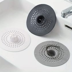 silicone drain strainer hair catcher for bathroom and kitchen