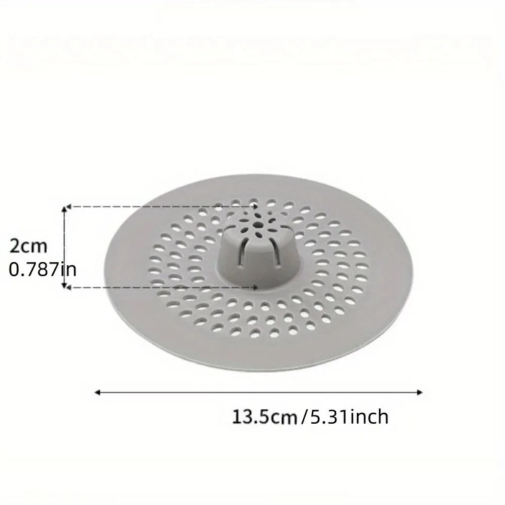 Silicone Drain Strainer Hair Catcher For Bathroom And Kitchen 2