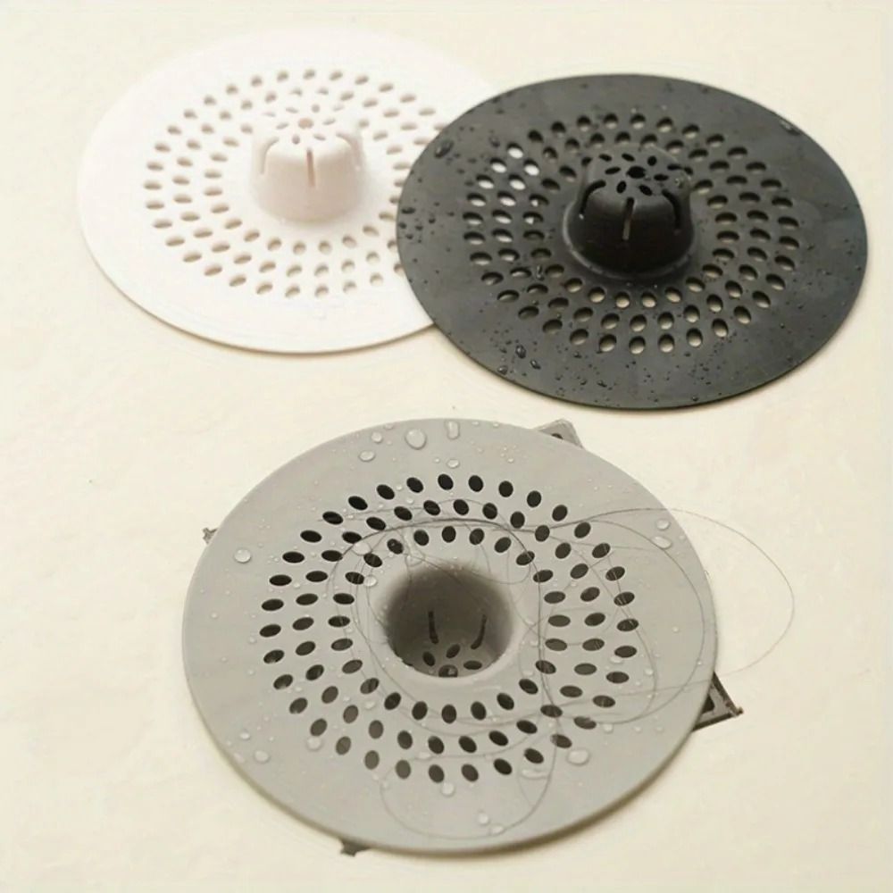 Silicone Drain Strainer Hair Catcher For Bathroom And Kitchen 3