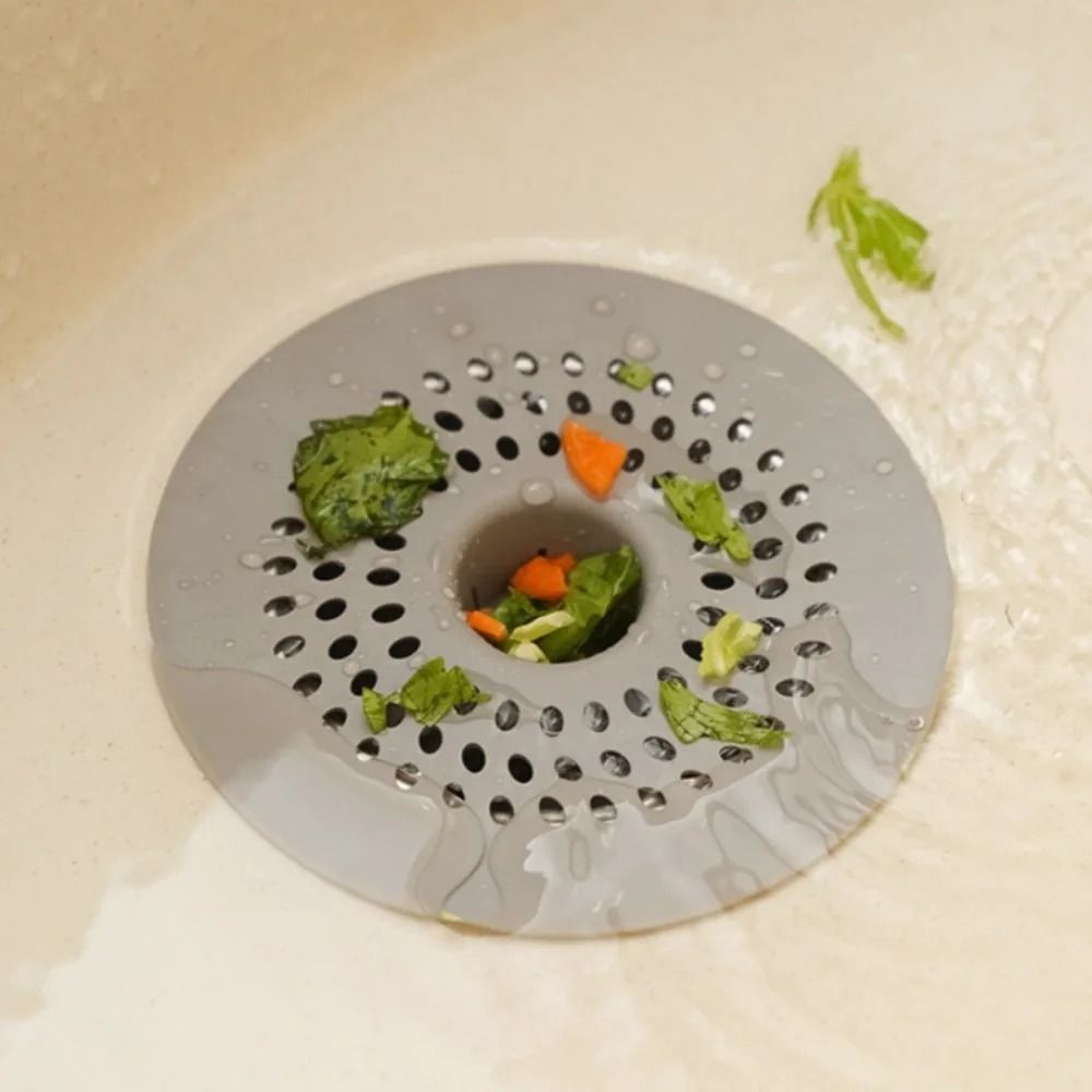 Silicone Drain Strainer Hair Catcher For Bathroom And Kitchen 4