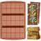 Silicone Chocolate Bar Mold Break Apart Bar Tray 0