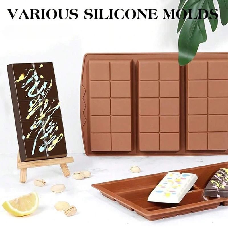 Silicone Chocolate Bar Mold Break Apart Bar Tray 1
