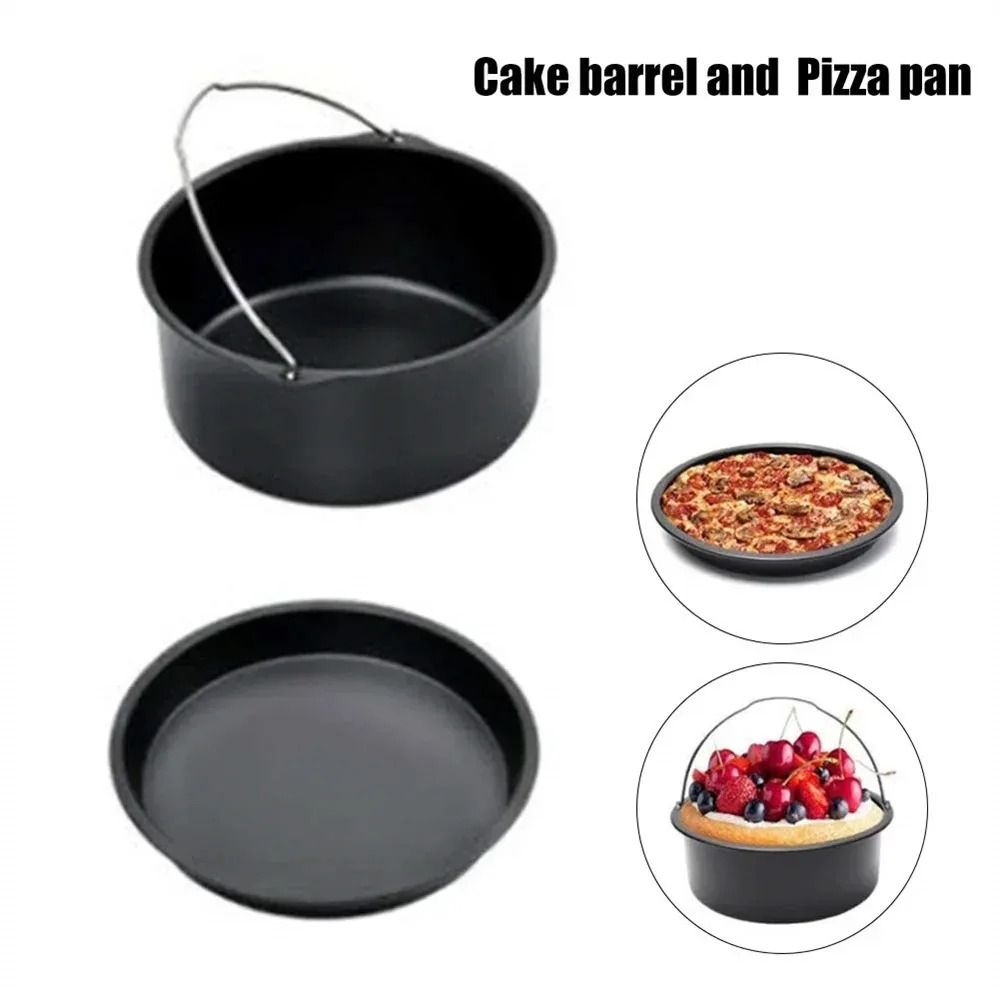 Non Stick Round Cake Pan For Air Fryer And Oven Baking 0
