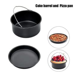 non stick round cake pan for air fryer and oven baking