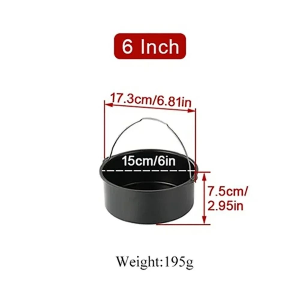 Non Stick Round Cake Pan For Air Fryer And Oven Baking 9