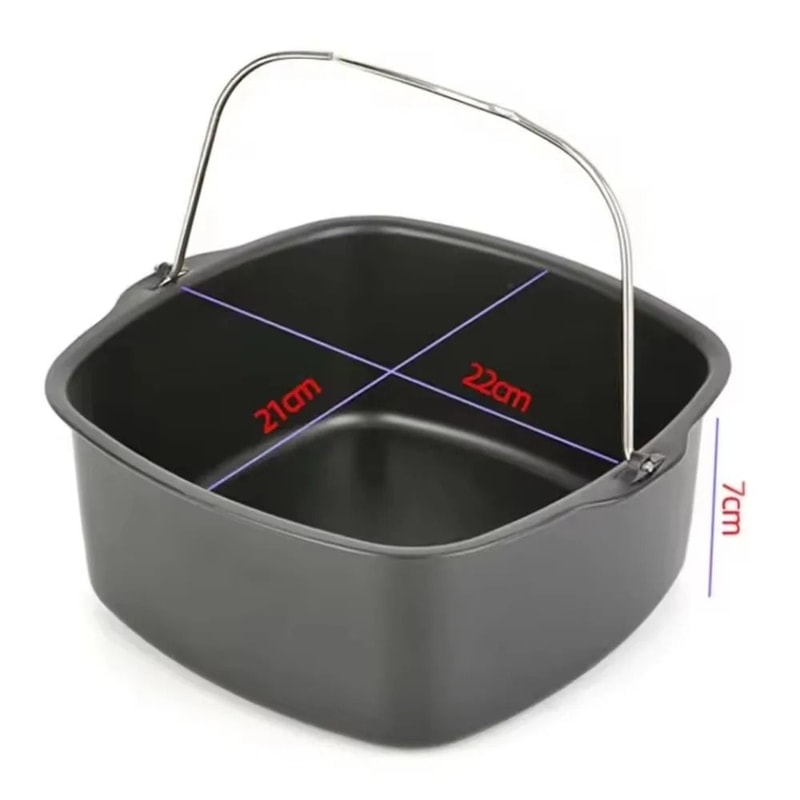 Non Stick Round Cake Pan For Air Fryer And Oven Baking 13