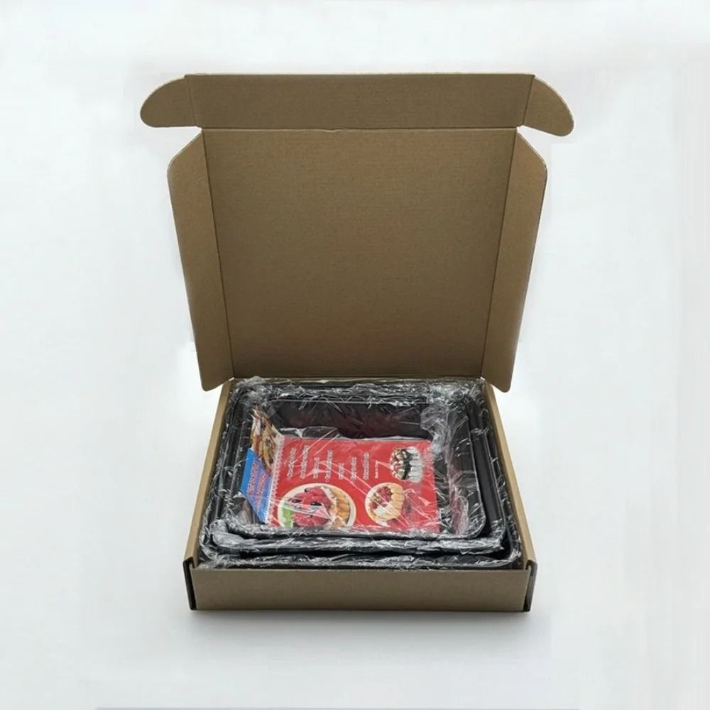 Carbon Steel Non Stick Rectangular Baking Pan For Bread Cake And Roasting 9