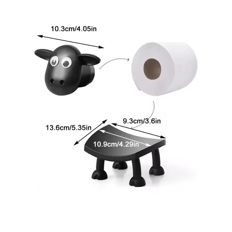 Funny Weightlifting Toilet Paper Holder Gym Bathroom Decor 6