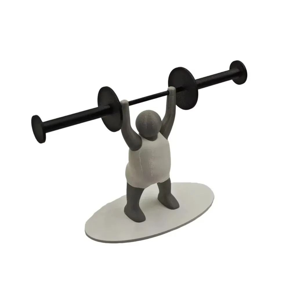 Funny Weightlifting Toilet Paper Holder Gym Bathroom Decor 7