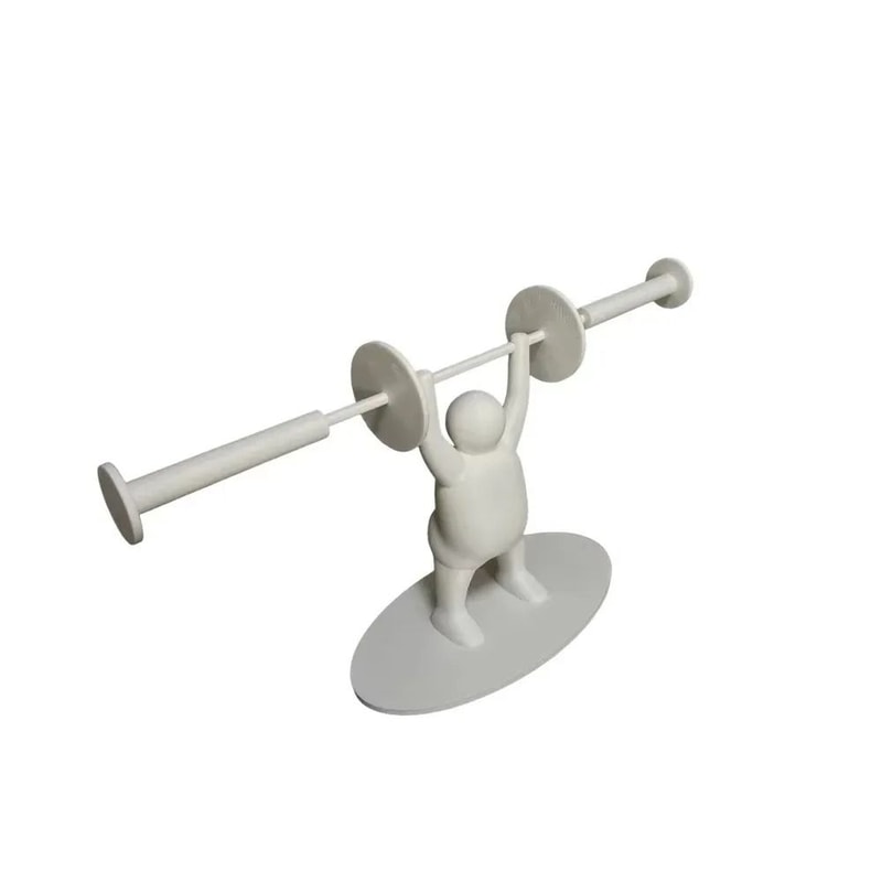 Funny Weightlifting Toilet Paper Holder Gym Bathroom Decor 8