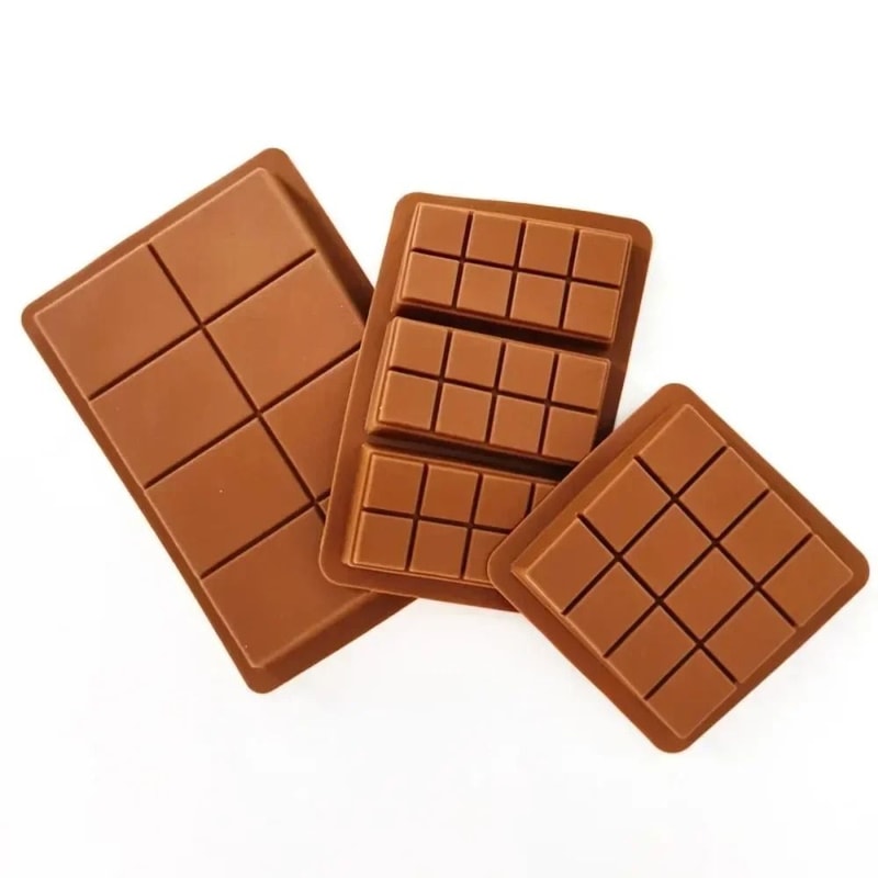 Silicone Chocolate Bar Mold With 8 12 Or 24 Cells 5