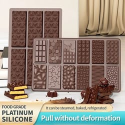 dubai style silicone chocolate bar mold for filled pistachio bars