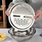 Stainless Steel Kitchen Grater And Draining Bowl Set 2
