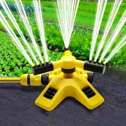 360 degree automatic rotating garden sprinkler head