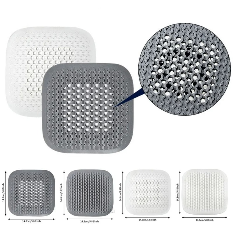 Silicone Floor Drain Hair Catcher Filter For Bathroom And Kitchen 5
