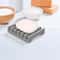 Flexible Silicone Soap Holder Draining Dish For Kitchen And Bathroom 2