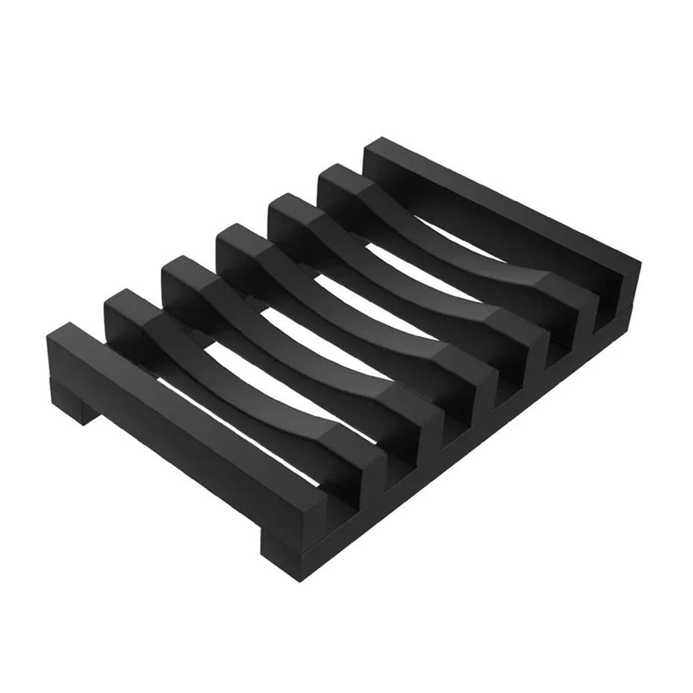 Flexible Silicone Soap Holder Draining Dish For Kitchen And Bathroom 8