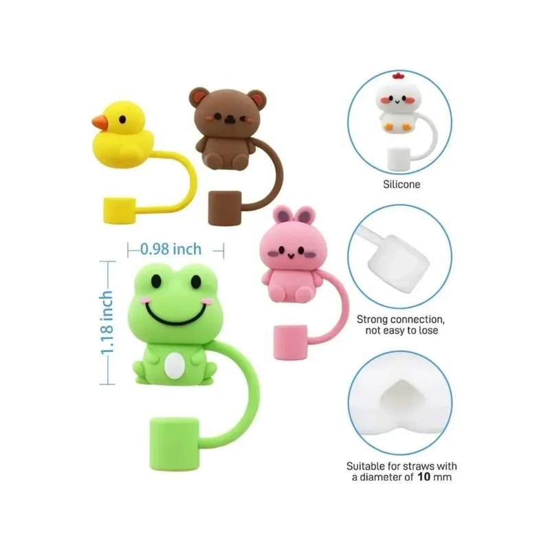 Silicone Straw Cover Cap For Stanley Cup Tumblers 5