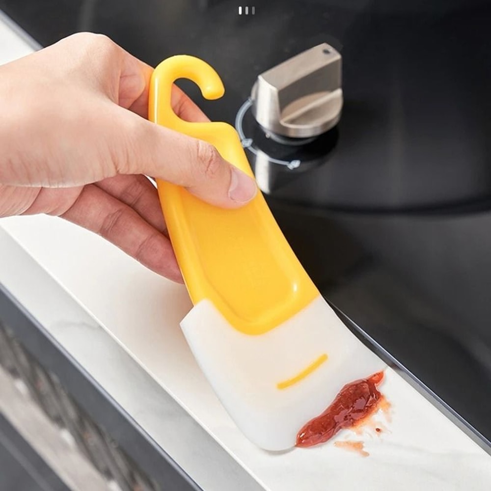 Silicone Kitchen Scraper Set For Pan Pot And Dish Cleaning 3