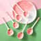 Kawaii Strawberry Ceramic Soup Spoon Long Handle Dessert Spoon 3